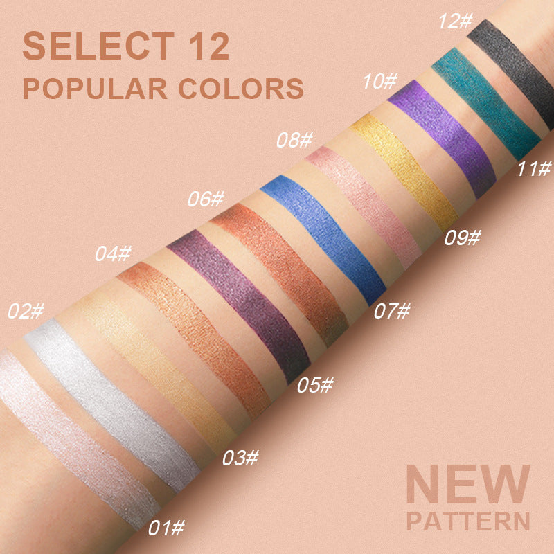 😍 Neujahr 12pcs Sonderangebot 🥰 Lang anhaltender Lidschattenstift