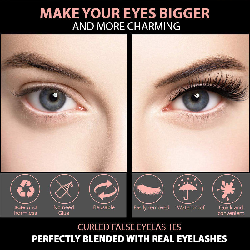🔥Buy 1 Get 1 Free✨👀Waterproof & Reusable Self-Adhesive Eyelashes