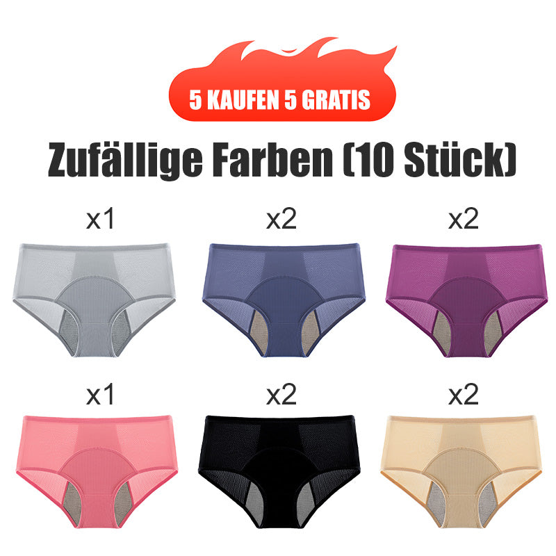 🌸Kaufe 1 und erhalte 3 Packungen🔥Hohe Taille Auslaufsicher Höschen