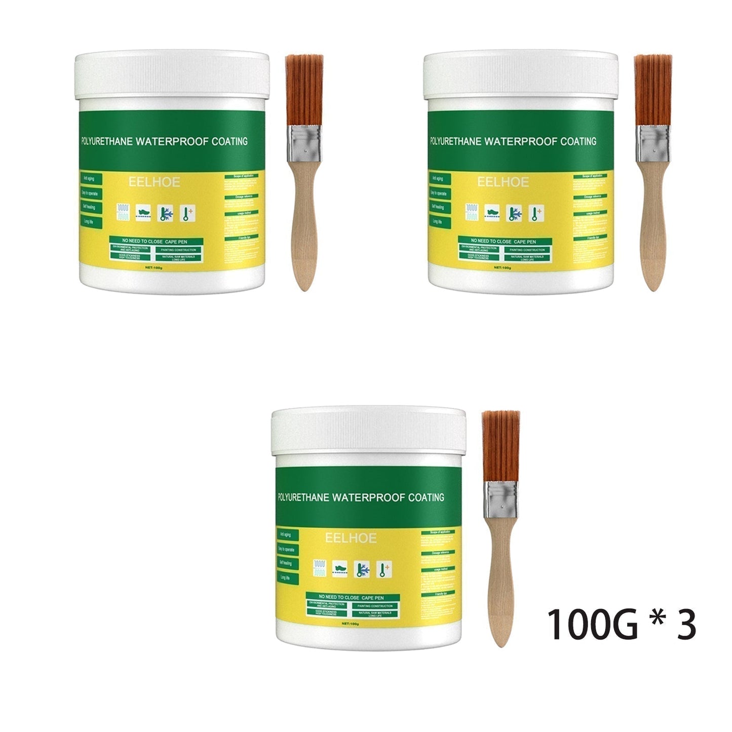 🔥 Multifunktionale transparente wasserdichte Beschichtung – Jetzt: KAUF 2, BEKOMM 1 GRATIS! 💧🛠️⏰