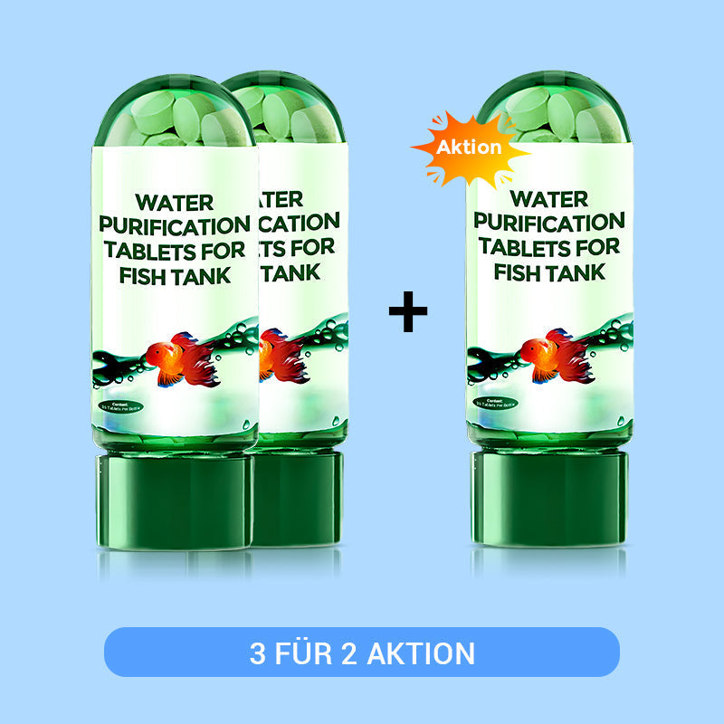 Leistungsstarke Wasserreinigungstablette für Aquarien