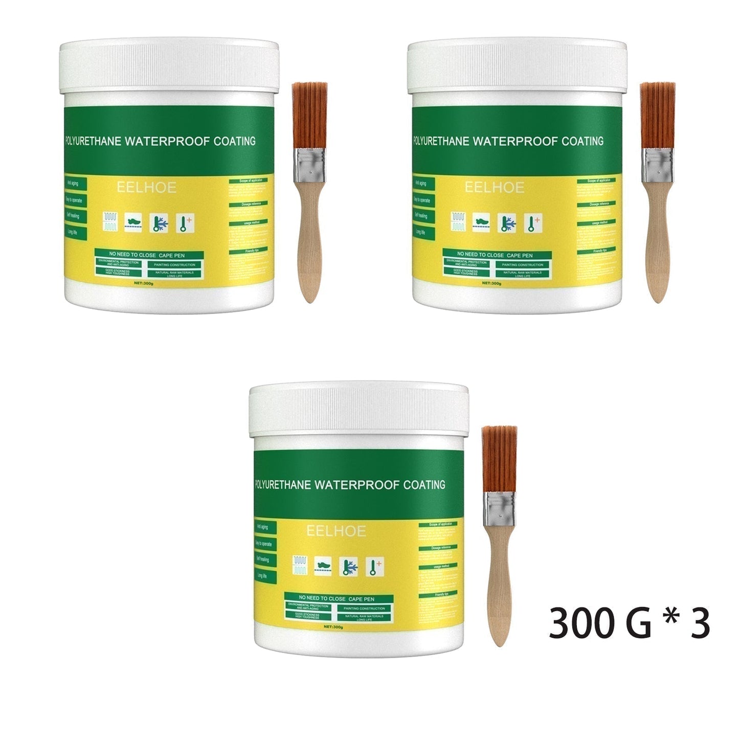 🔥 Multifunktionale transparente wasserdichte Beschichtung – Jetzt: KAUF 2, BEKOMM 1 GRATIS! 💧🛠️⏰