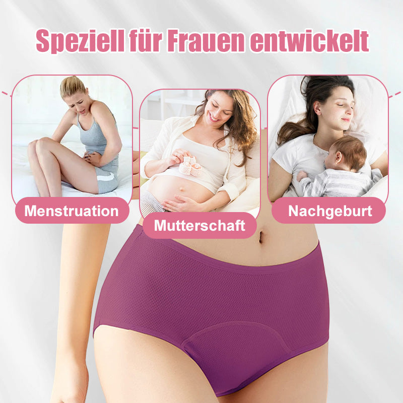 🌸Kaufe 1 und erhalte 3 Packungen🔥Hohe Taille Auslaufsicher Höschen