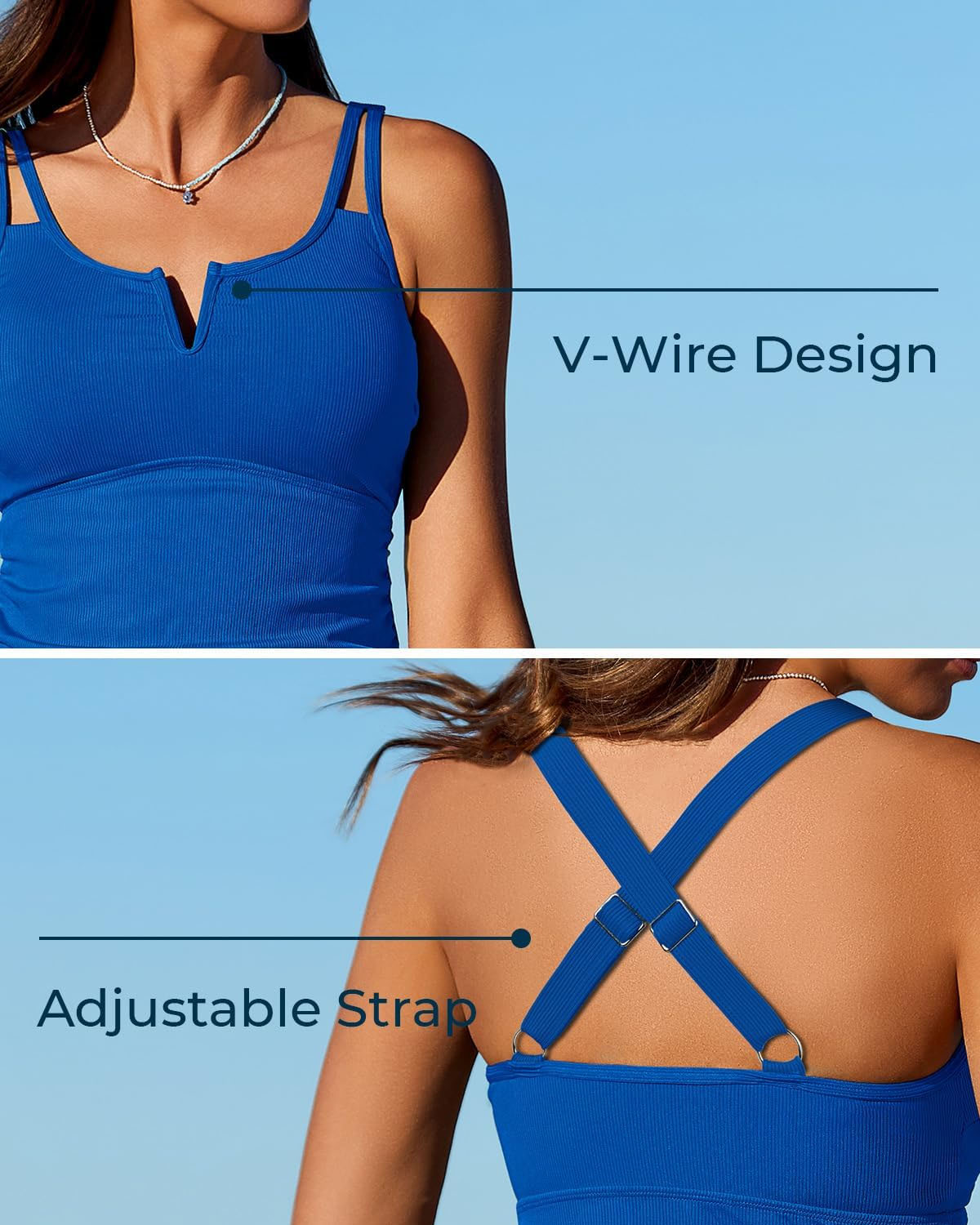 🏖️Letzter Tag! 60% REDUKTION - 💥🏝️ZWEITEILIGES TANKINI-SET MIT BAUCHANSATZ