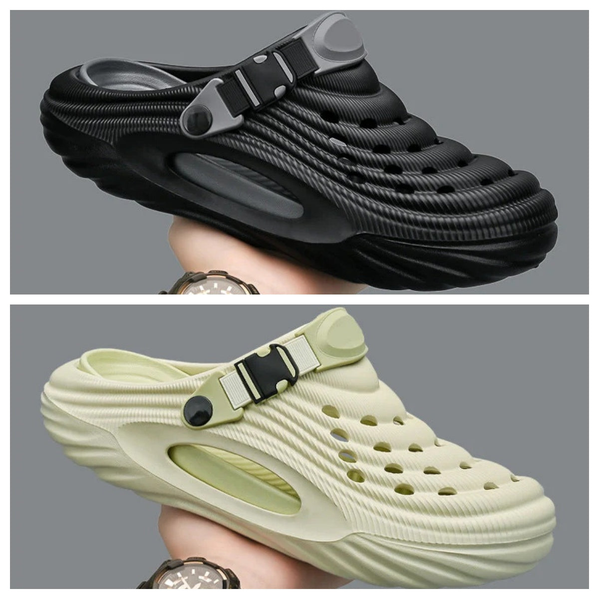 Slip-On-Sandalen für Herren🎉🩴Zwei Arten, ein Paar Schuhe zu tragen🩴💥💥Befristetes Angebot: 50% Rabatt auf Bestellungen