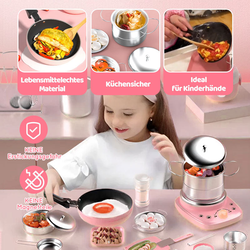 💯Bestes Geschenk für Kinder🎁Mini-Küchen-Kochspielzeug für Kinder – 22-teiliges Set