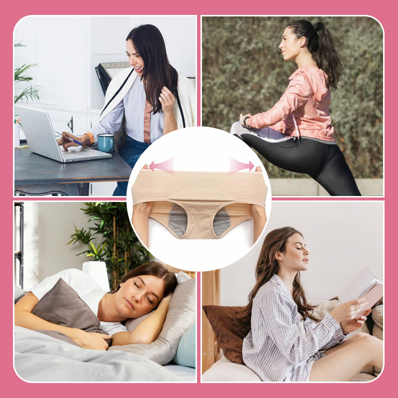 🌸Kaufe 1 und erhalte 3 Packungen🔥Hohe Taille Auslaufsicher Höschen