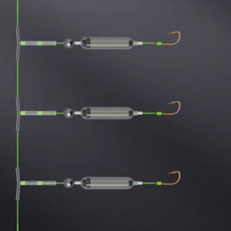 🔥Mehr Kaufen Mehr Sparen🔥🐟3 Haken Anti Drift Bottom Fishing Rig