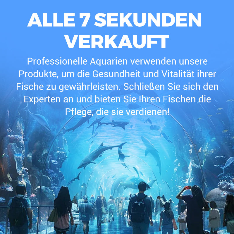Leistungsstarke Wasserreinigungstablette für Aquarien