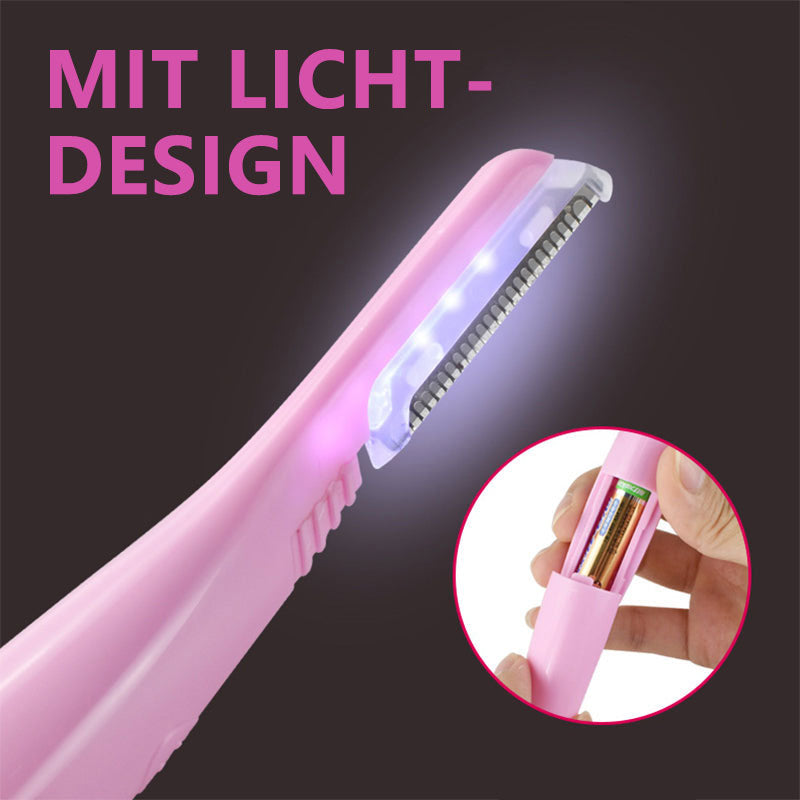 Präziser manueller Augenbrauentrimmer mit Licht