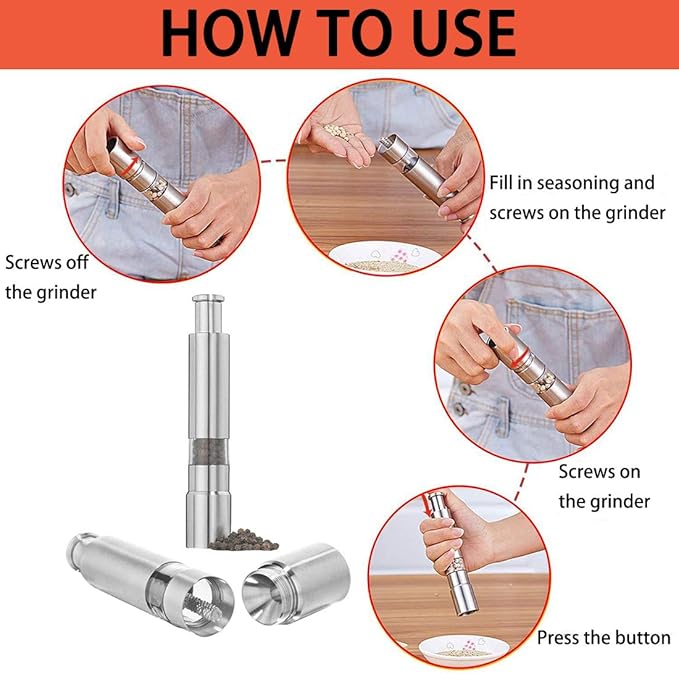 ⏳Kaufen Sie eins, erhalten Sie eins gratis🔥 Salz-, Pfeffer- und Gewürzmühle