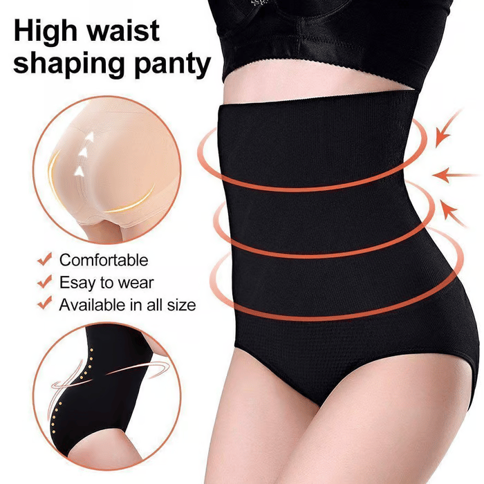 🔥Kaufen Sie 1 und erhalten Sie 1 gratis🔥 50% Rabatt👙 Bauchfreie Shapewear-Höschen mit hoher Taille