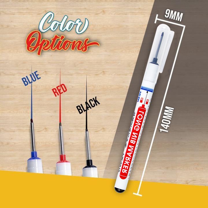 Praktische Geschenke đ-Mehrzweck Holzbearbeitung langer Nib-Marker