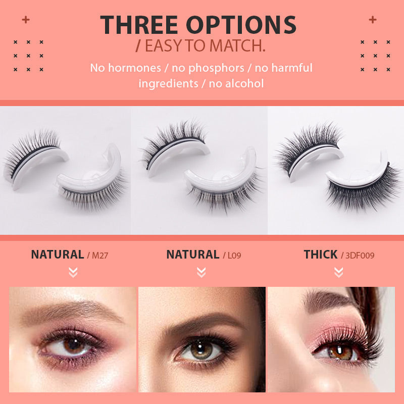 🔥Buy 1 Get 1 Free✨👀Waterproof & Reusable Self-Adhesive Eyelashes