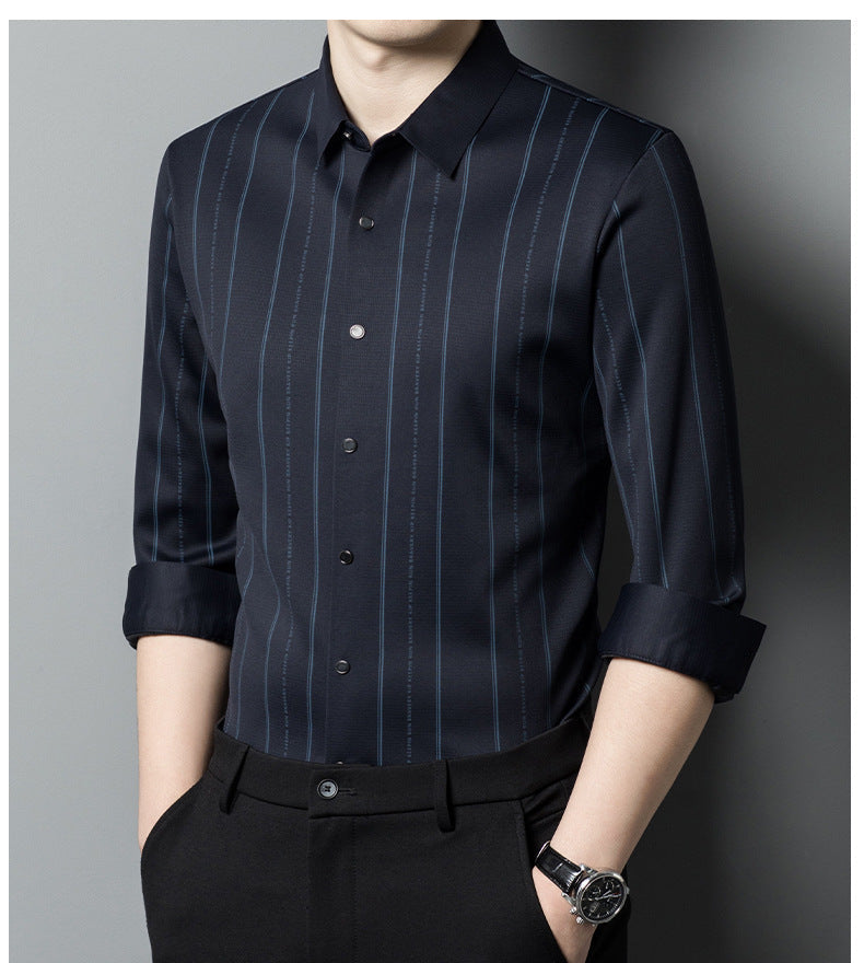 🔥Men's Winter Padded Stretch Wrinkle-Free Shirt(50% OFF)