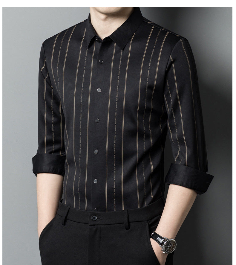 🔥Men's Winter Padded Stretch Wrinkle-Free Shirt(50% OFF)