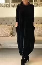 🔥Hot Sale 60% OFF 🔥New slimming long dress with round neck.