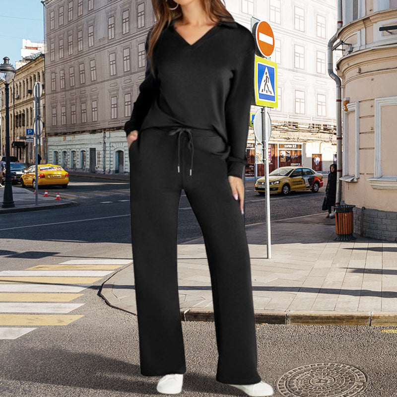 đFall Specials 50% OffđWomenâs 2 Piece Lounge Set with Long Sleeves