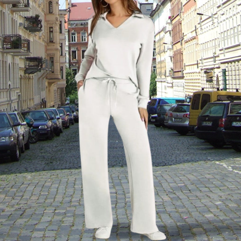 đFall Specials 50% OffđWomenâs 2 Piece Lounge Set with Long Sleeves