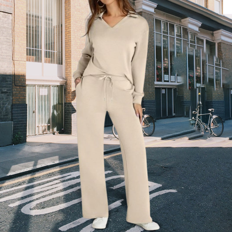 đFall Specials 50% OffđWomenâs 2 Piece Lounge Set with Long Sleeves