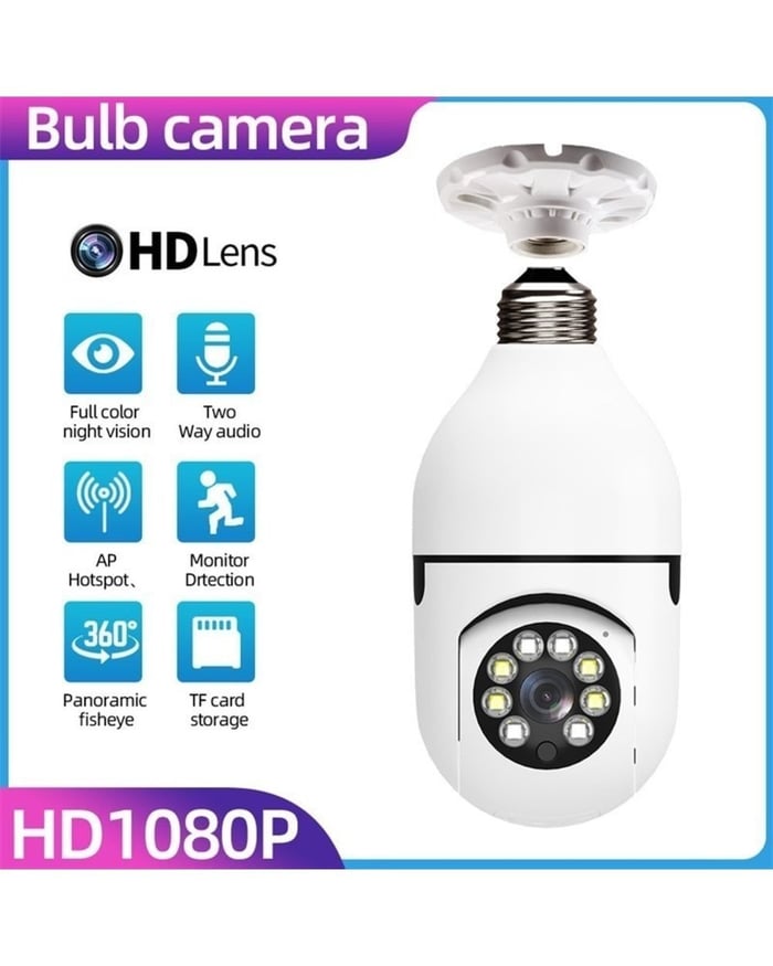 🔥2024 Hot Sale 50% off🔥Wireless Wifi Light Bulb Camera Security Camera