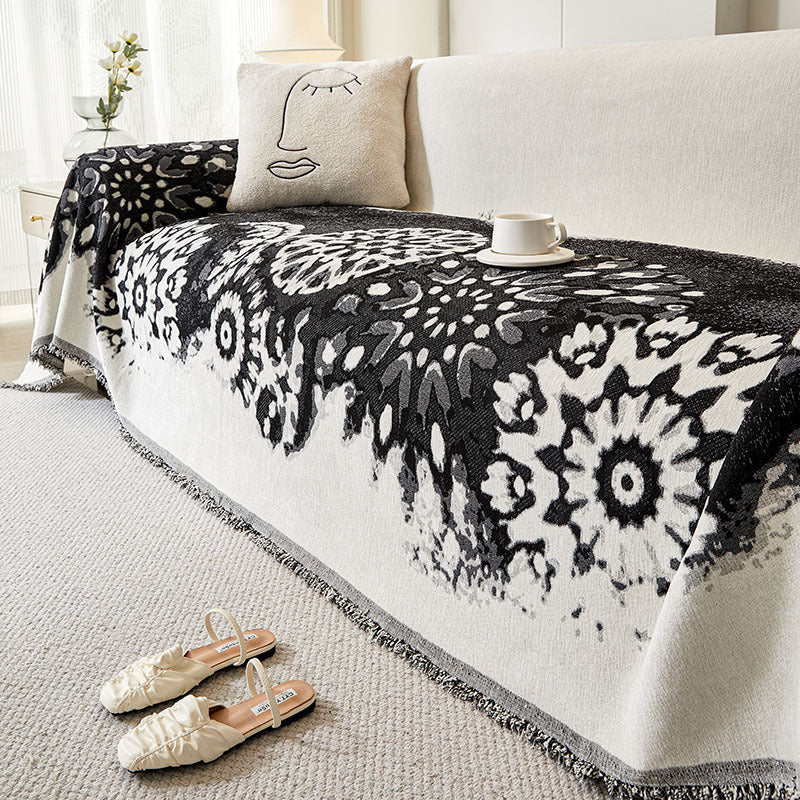 🔥Free shipping🔥Elegant Anti-Cat Scratch Tassel Chenille Sofa Covers