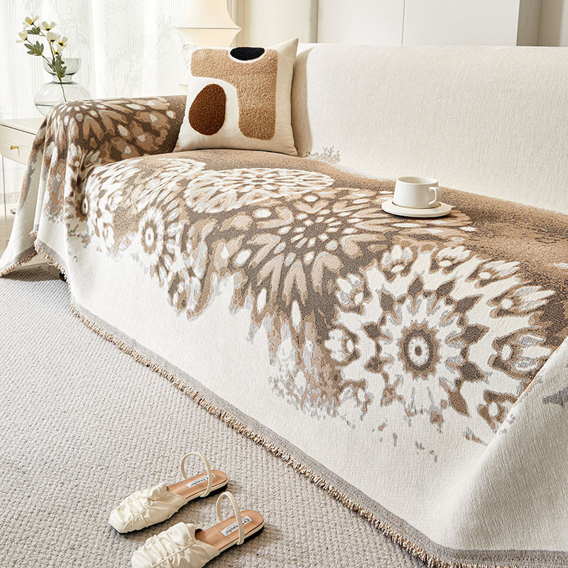🔥Free shipping🔥Elegant Anti-Cat Scratch Tassel Chenille Sofa Covers