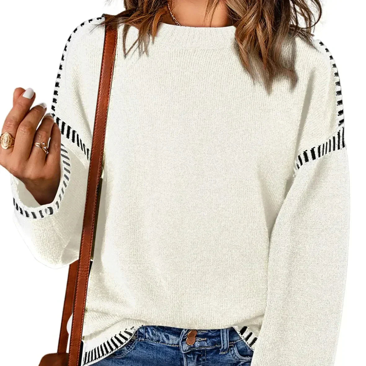 ✨New product discounts 40% OFF✨Women's Casual Knit Pullover Sweater
