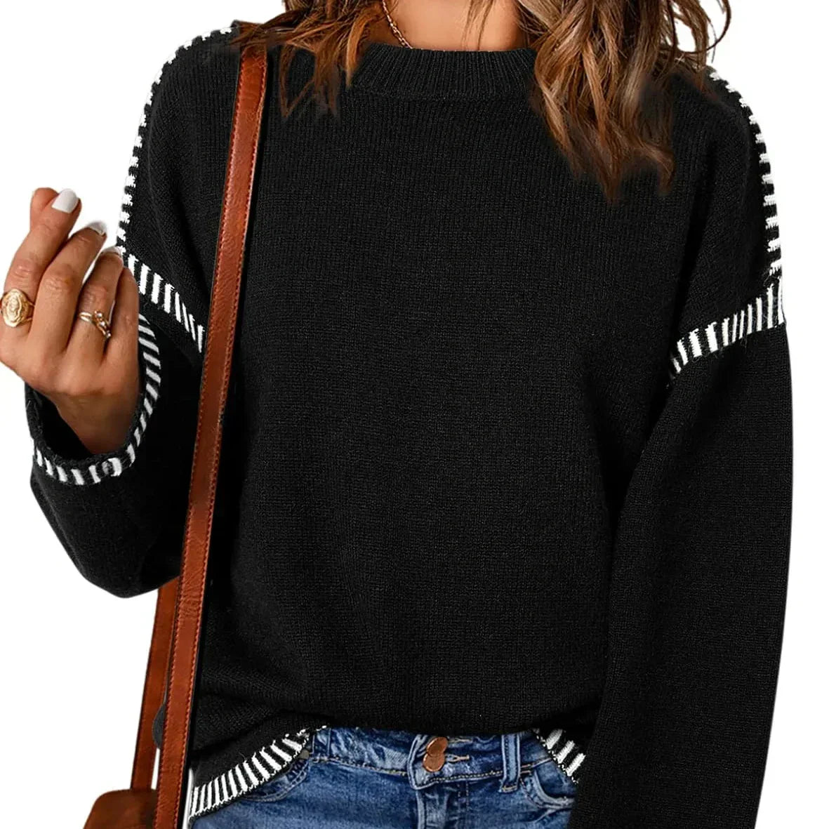 ✨New product discounts 40% OFF✨Women's Casual Knit Pullover Sweater