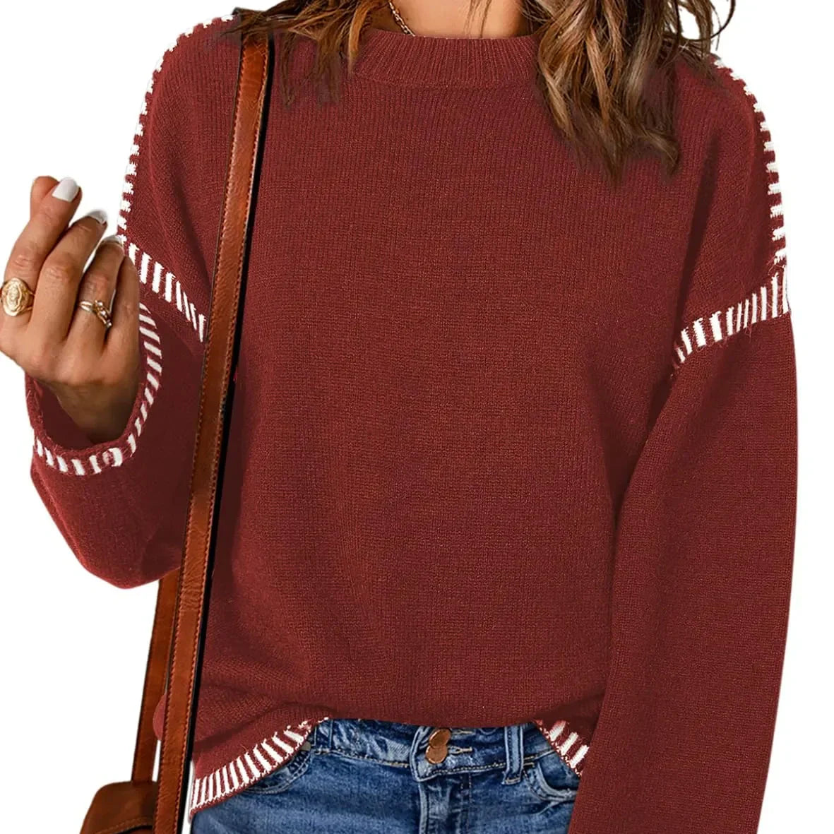 ✨New product discounts 40% OFF✨Women's Casual Knit Pullover Sweater
