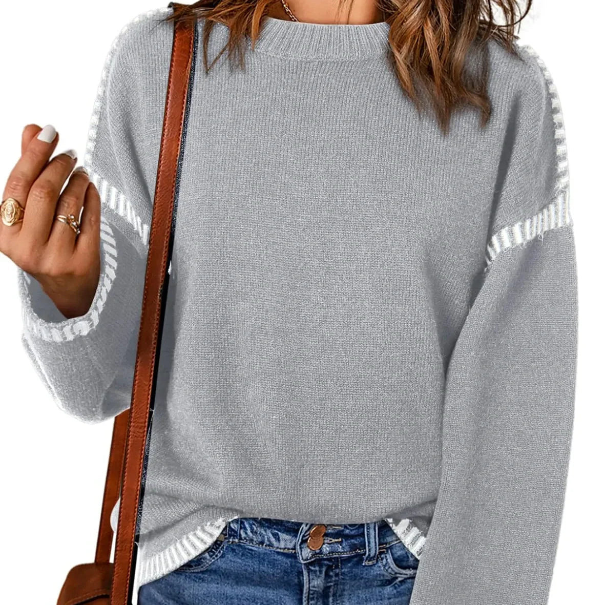 ✨New product discounts 40% OFF✨Women's Casual Knit Pullover Sweater