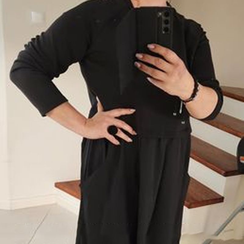 Women’s Casual Round-neck Long-sleeve Dress👗