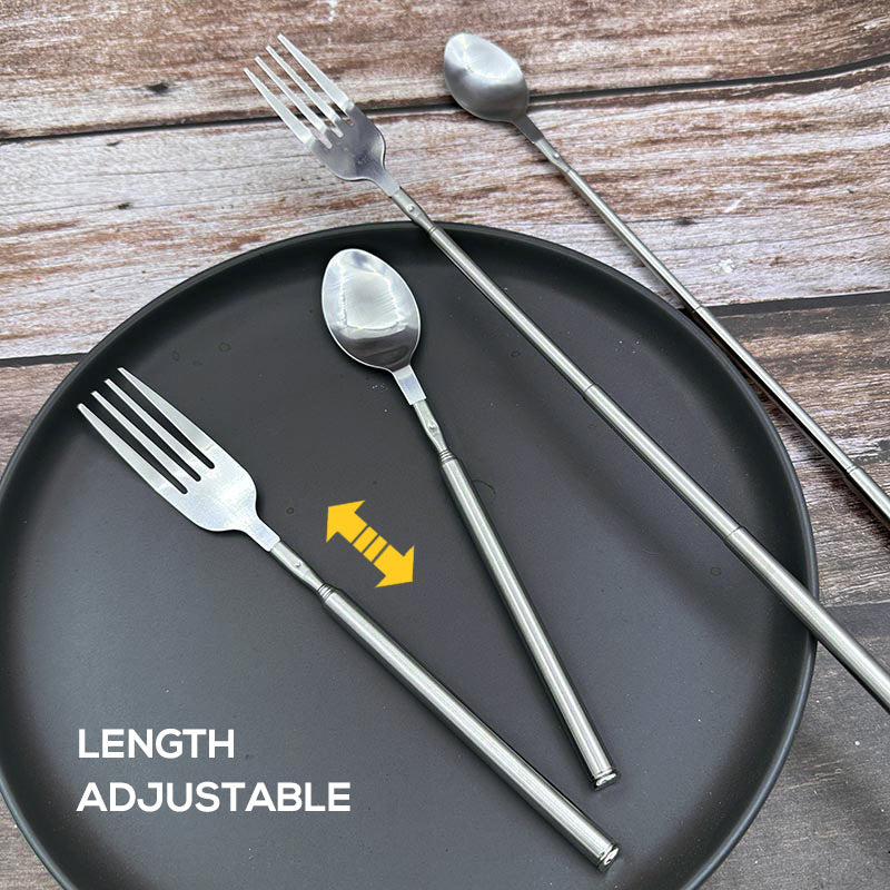 Edelstahl-Ausziehfork