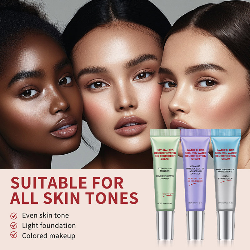 💓Kaufen Sie 1 und erhalten Sie 1 gratis💓Natürliche Rot-Aufhellungs-Wasser-Gel-Korrekturcreme