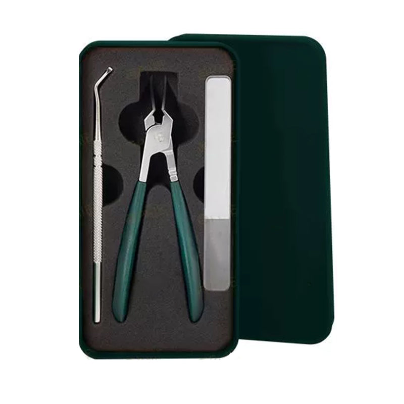 🔥2025 Heißer Verkauf 53% Rabatt🔥Anti-Splash 25 ° Slant Edge Nagel Clipper 3-teiliges Set✨