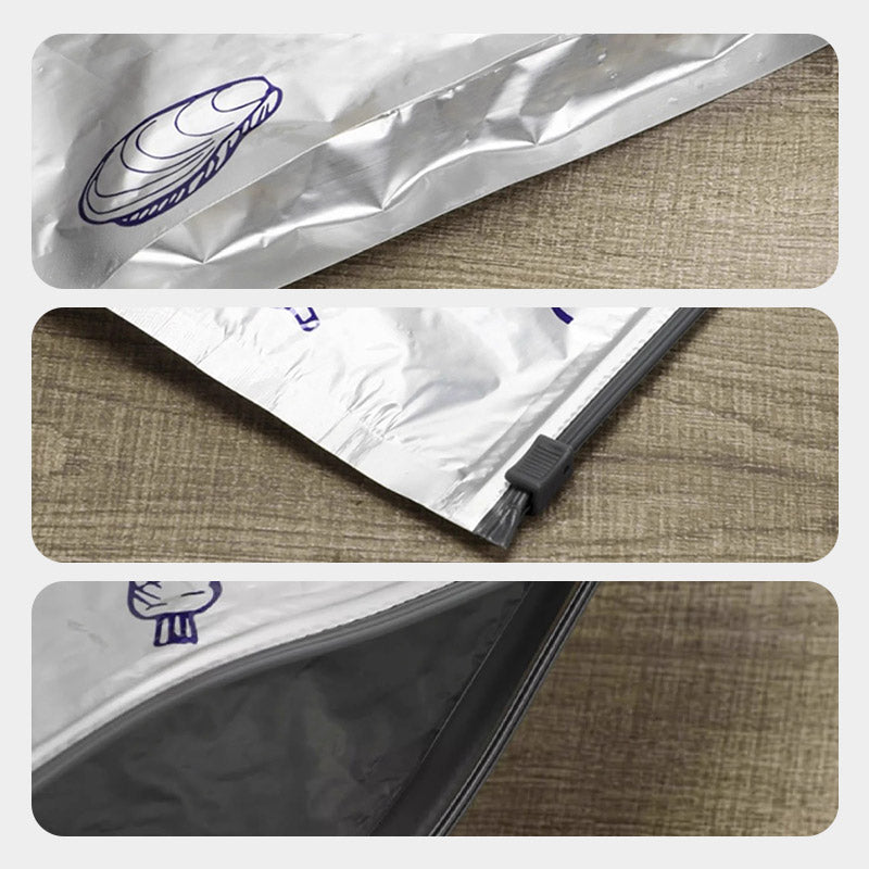 Wiederverwendbare verschließbare Aufbewahrungsbeutel aus Aluminiumfolie
