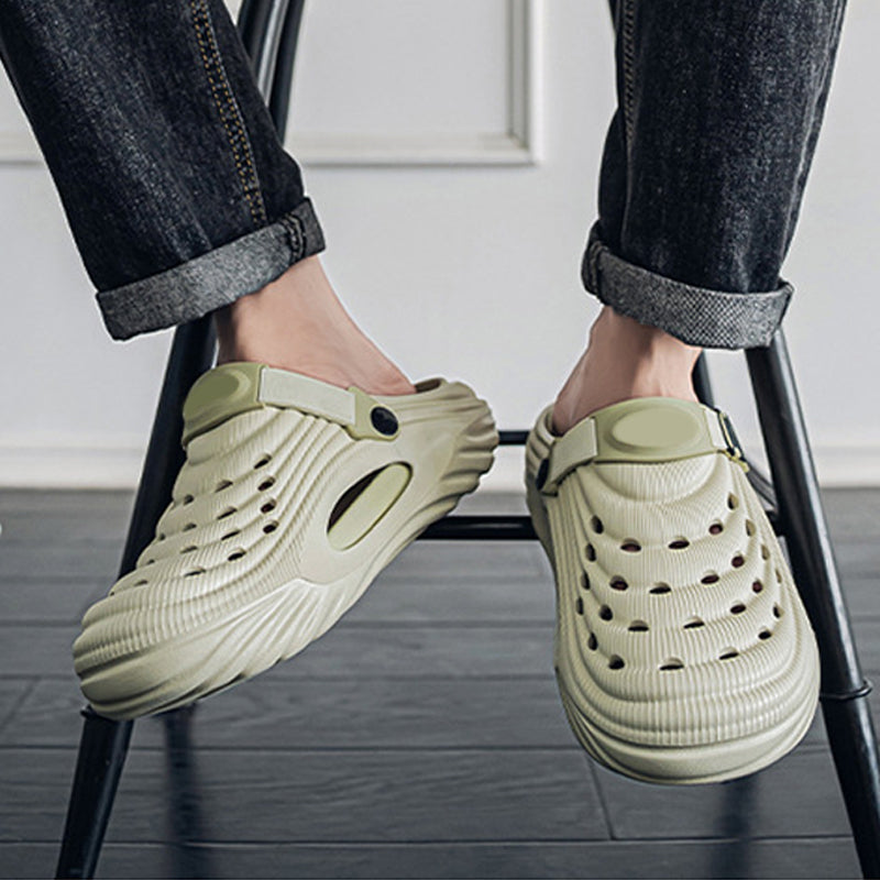 Slip-On-Sandalen für Herren🎉🩴Zwei Arten, ein Paar Schuhe zu tragen🩴💥💥Befristetes Angebot: 50% Rabatt auf Bestellungen