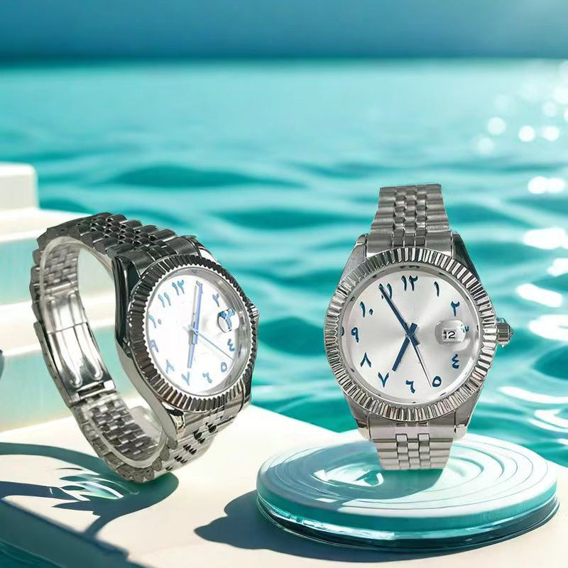 ⌚Men's Fashion Waterproof Quartz Watch Unverzichtbar für Männer, Genaue Zeitmessung, Wasserdicht, Reflektiert Ihren Stil!