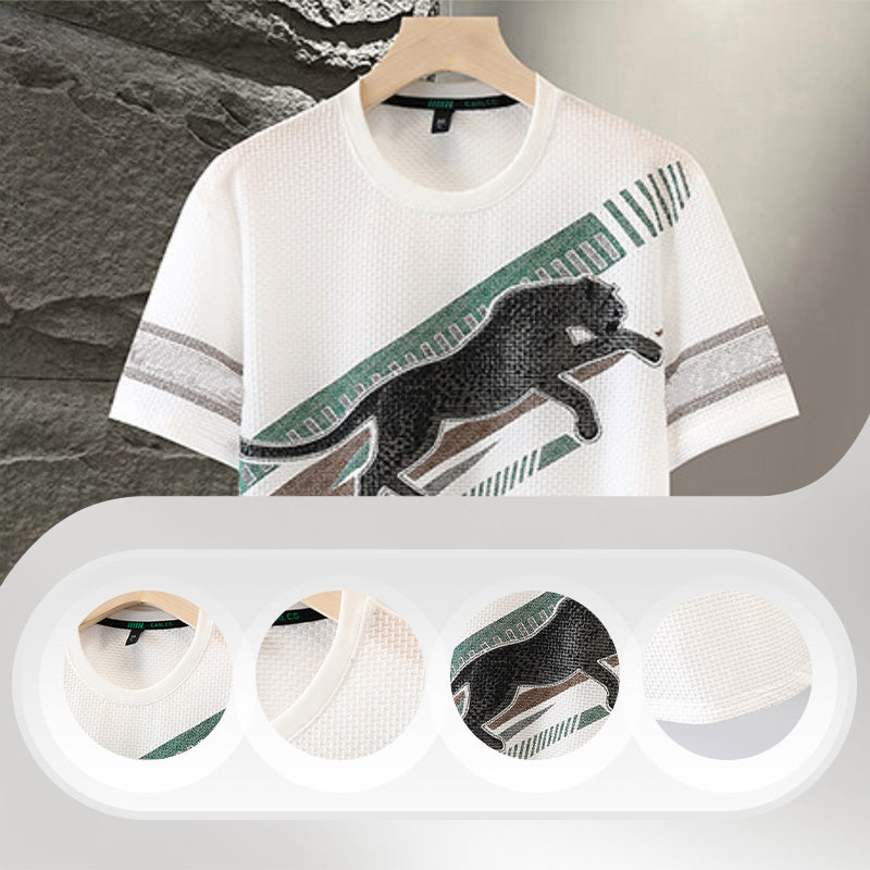 ⏳ Begrenzte Zeit 54% Rabatt 💥Bedrucktes Kurzarm-T-Shirt mit Rundhalsausschnitt für Männer(Je mehr Sie kaufen, desto höher der Rabatt)
