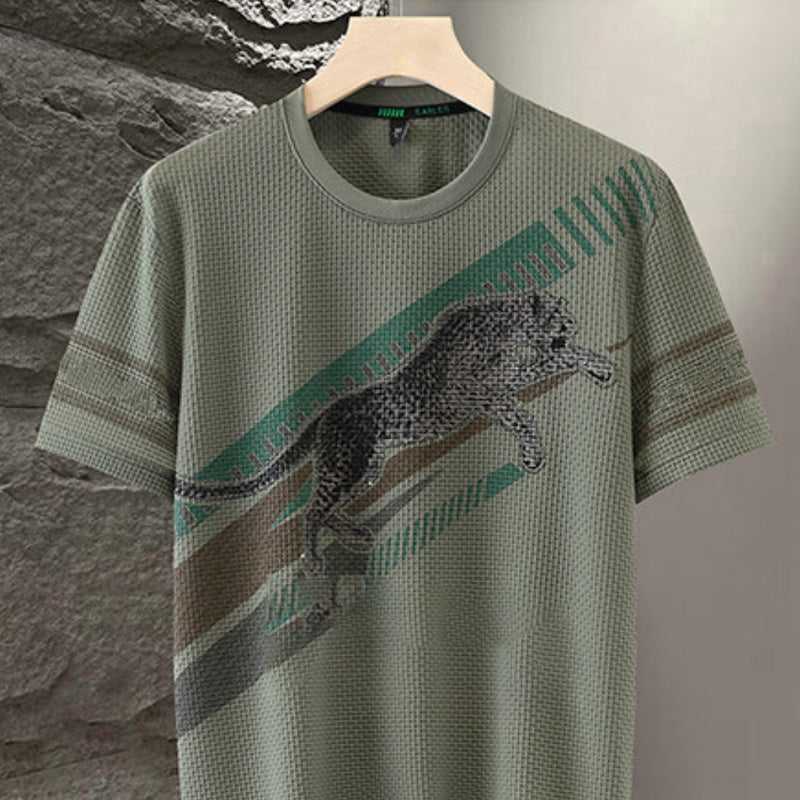 ⏳ Begrenzte Zeit 54% Rabatt 💥Bedrucktes Kurzarm-T-Shirt mit Rundhalsausschnitt für Männer(Je mehr Sie kaufen, desto höher der Rabatt)