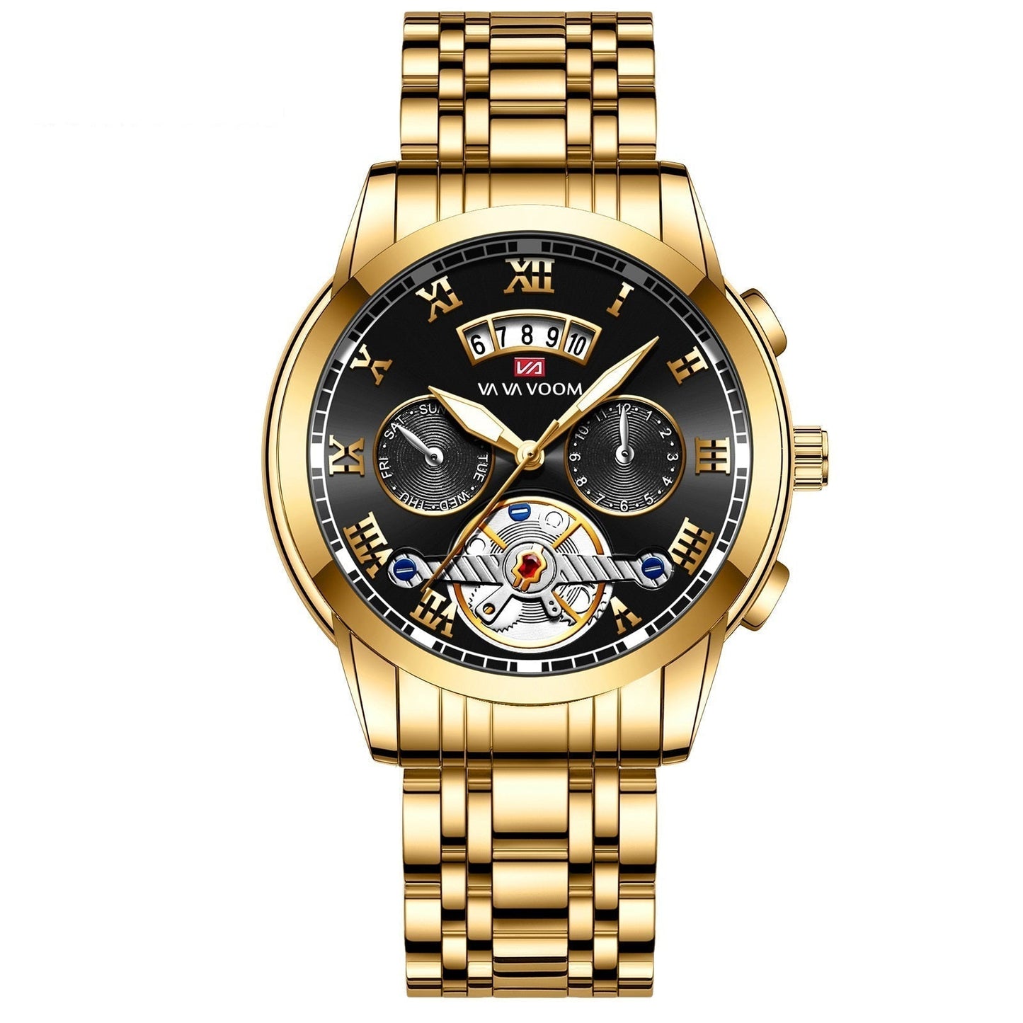✨Hochwertige wasserdichte leuchtende Uhr⌚2025 New Business Herrenuhr