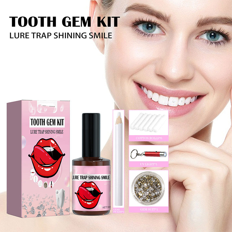 Tooth Gem Kit with Curing Light & Glue