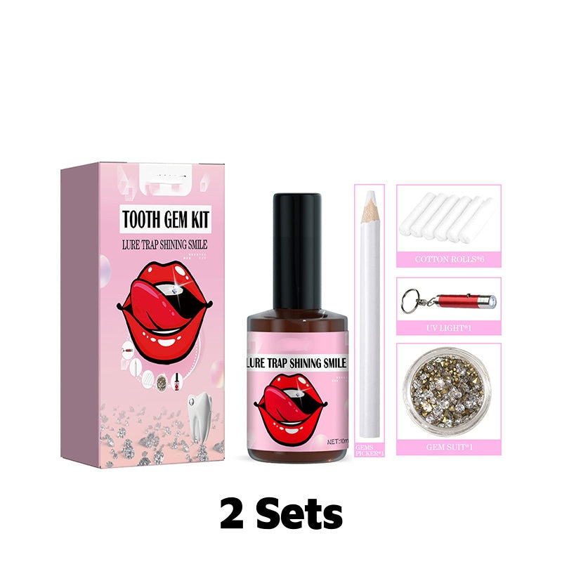 Tooth Gem Kit with Curing Light & Glue
