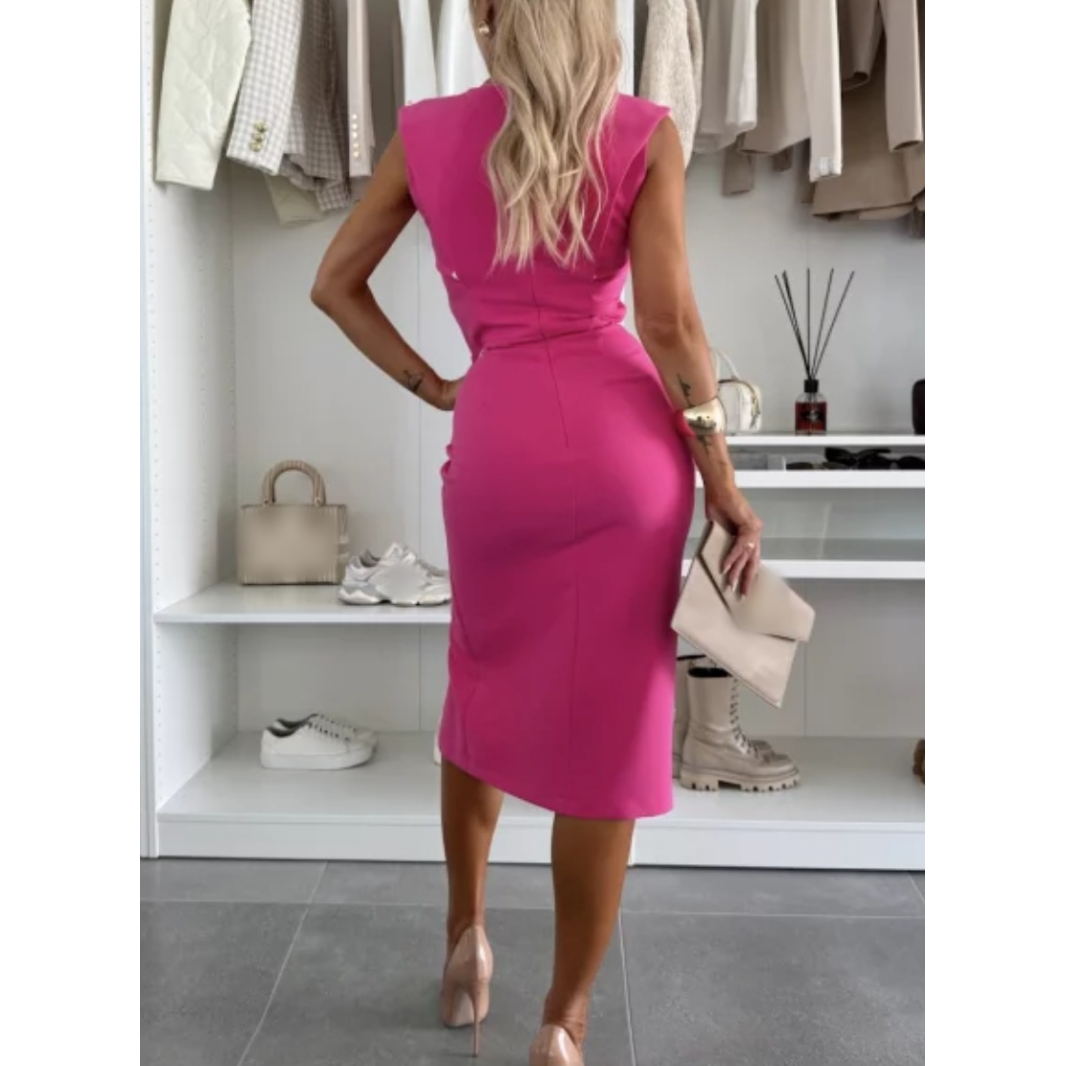 ⏳Begrenzte Zeit 50% Rabatt💥Ärmelloses Damen Bodycon Kleid mit Schlitz
