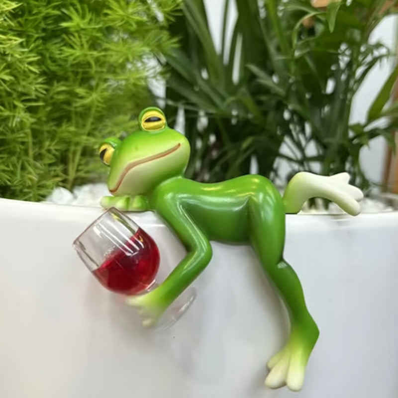 Frosch-Blumentopf-Hänger-Ornament