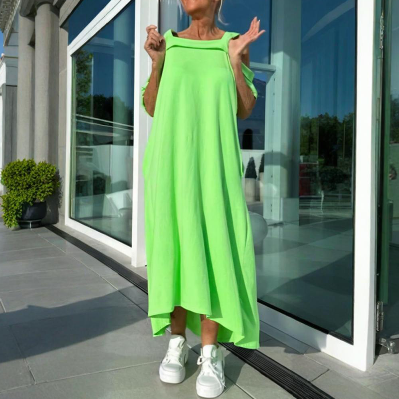 💃Lässiges Maxikleid für Frauen mit kalten Schultern