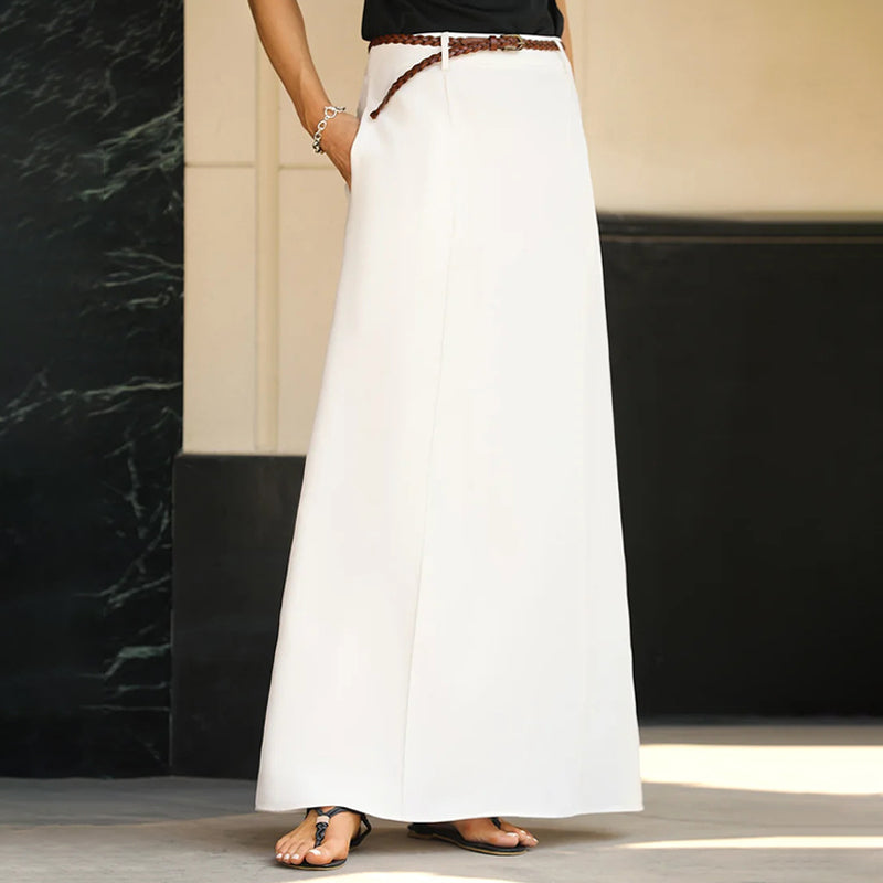 ✨Fließender Chiffon Damen Retro Maxirock - Romantischer und eleganter Stil