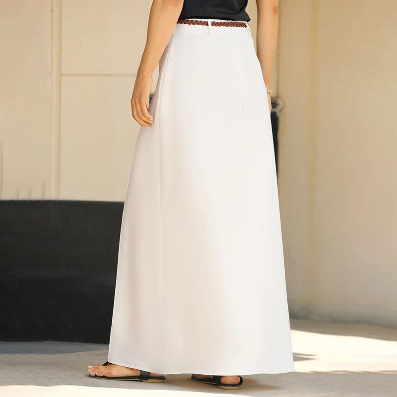 ✨Fließender Chiffon Damen Retro Maxirock - Romantischer und eleganter Stil