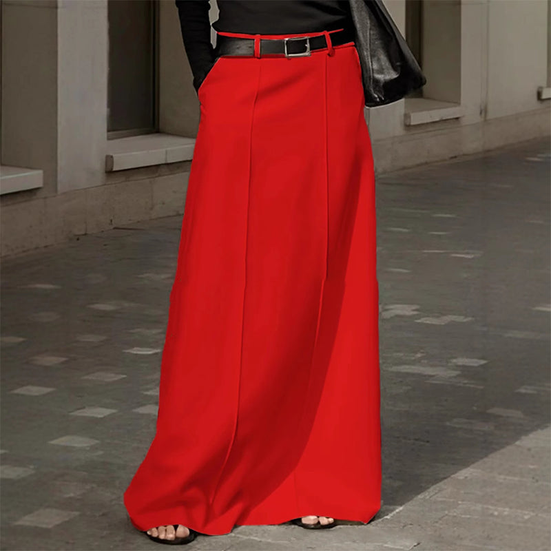 ✨Fließender Chiffon Damen Retro Maxirock - Romantischer und eleganter Stil