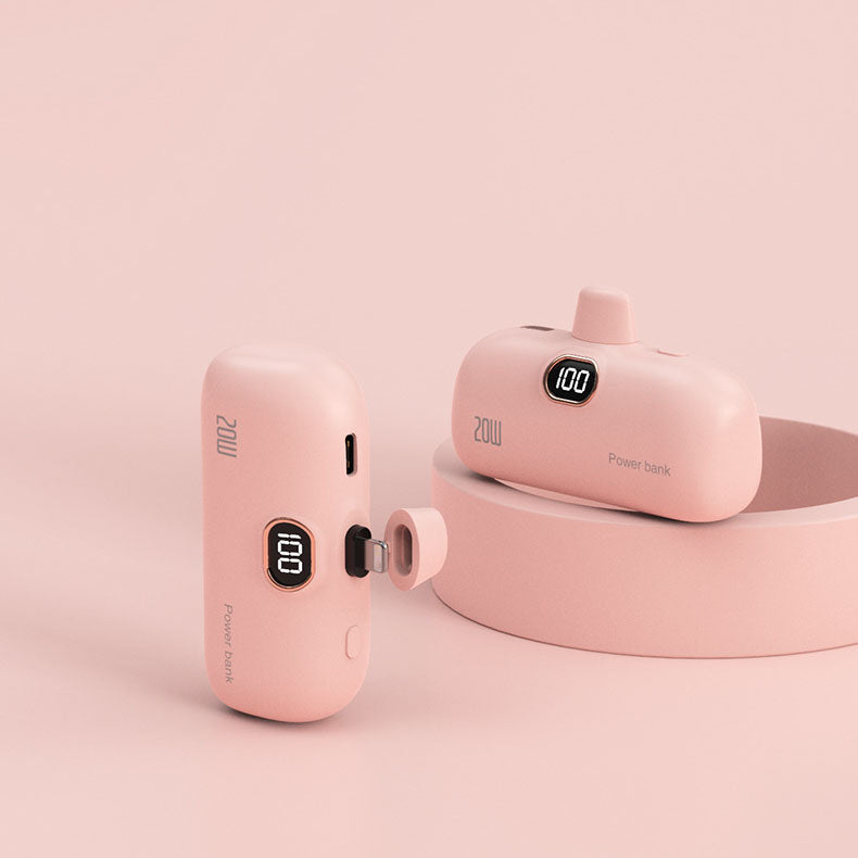 Tragbare kabellose Powerbank in Lippenstiftgröße mit 5000 mAh